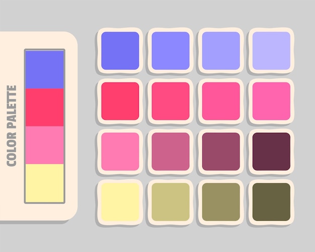 Mediumslat azul tomate hotpink palegoldenrod paleta de colores rgb colores que coinciden con los colores armoniosos