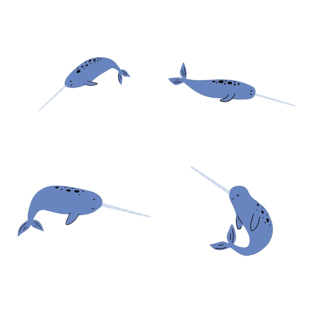 Medusas Carácter animal marino sobre fondo profundo Ilustración de vida salvaje Ilustración vectorial