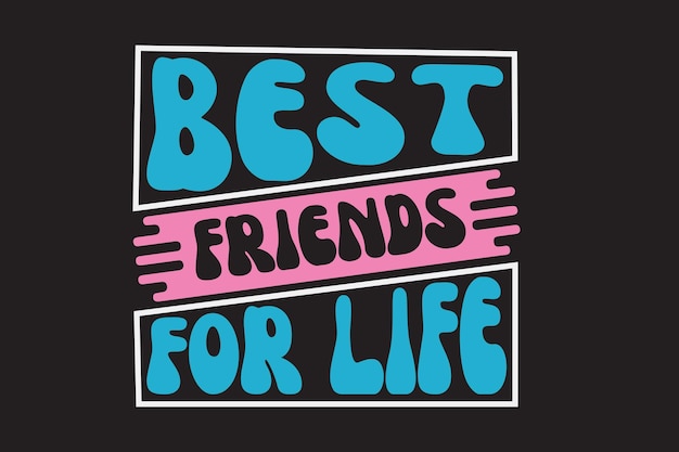 mejor amigo Retro Svg