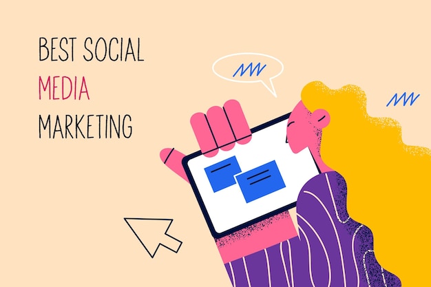 El mejor concepto de marketing en redes sociales