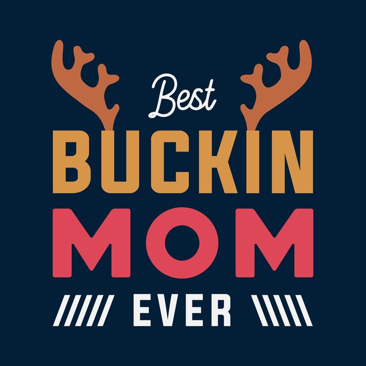 El mejor diseño de camiseta de Bucking Mom Ever