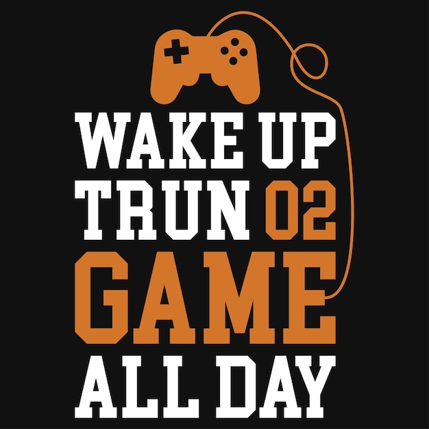 El mejor diseño de camiseta con gráficos o tipografía de juegos.