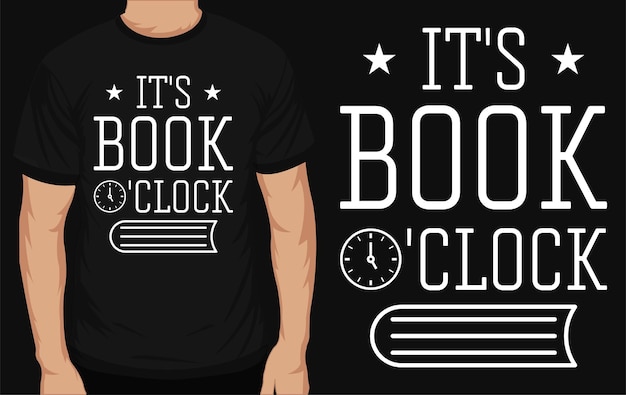 El mejor diseño de camiseta de lectura de libros.