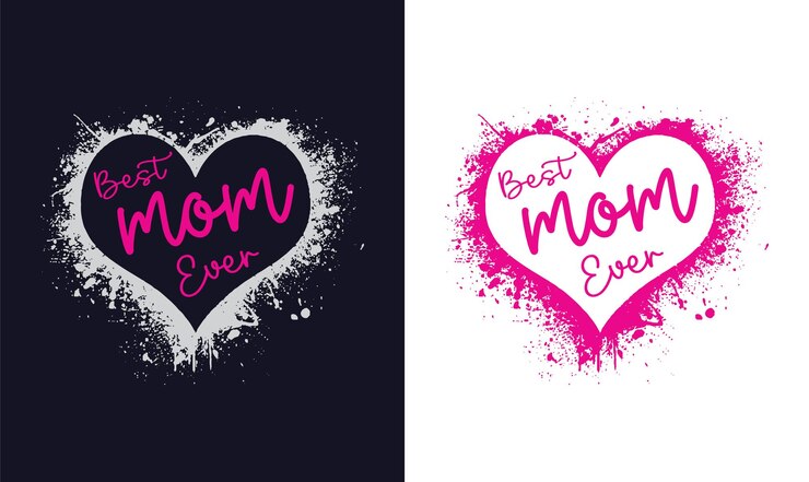El mejor diseño de camiseta de tipografía de mamá.