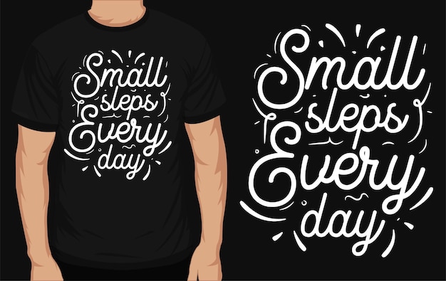 El mejor diseño de camiseta con tipografía.