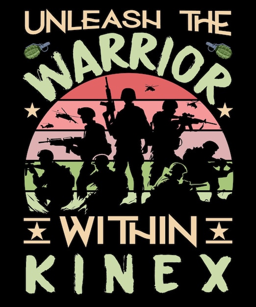 El mejor diseño de camiseta para veteranos del ejército