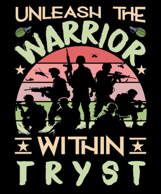 El mejor diseño de camiseta para veteranos del ejército