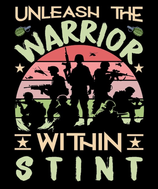 El mejor diseño de camiseta para veteranos del ejército