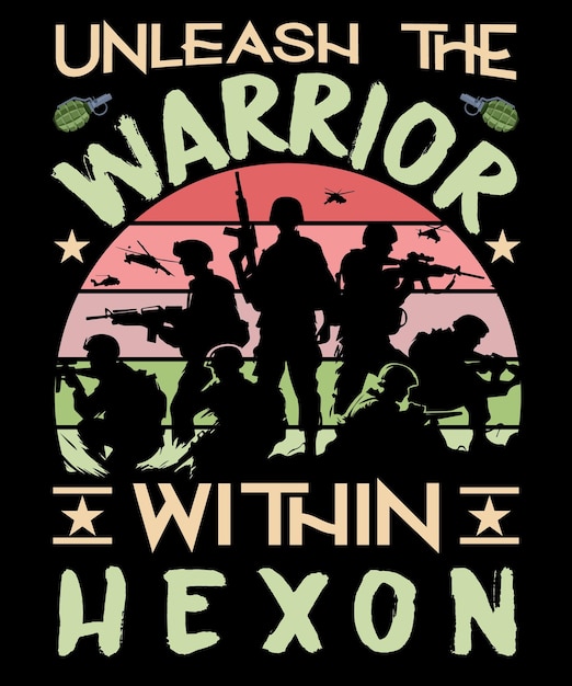 El mejor diseño de camiseta para veteranos del ejército