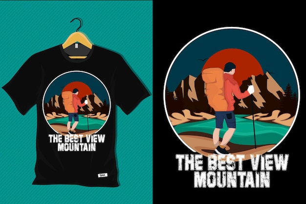 El mejor diseño de camiseta View Mountain