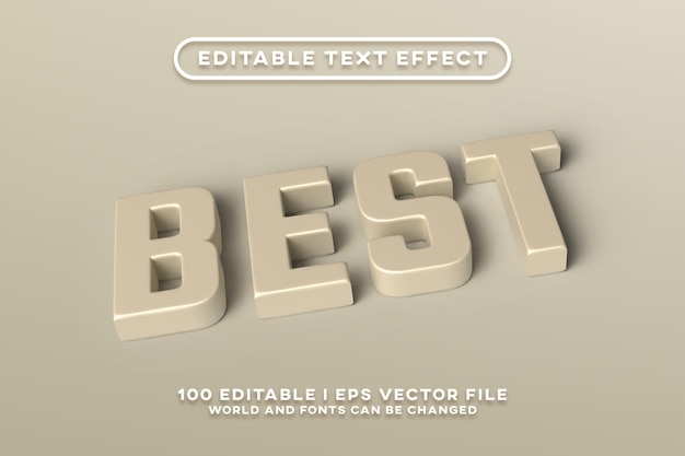 Mejor diseño de efectos de texto editables