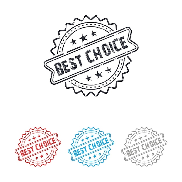 Mejor diseño de sello de elección