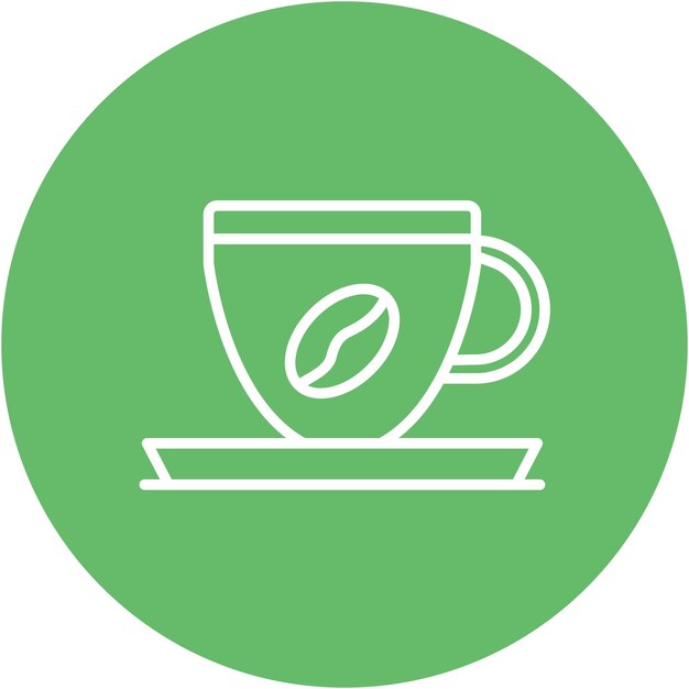 Mejor estilo de ilustración vectorial de café
