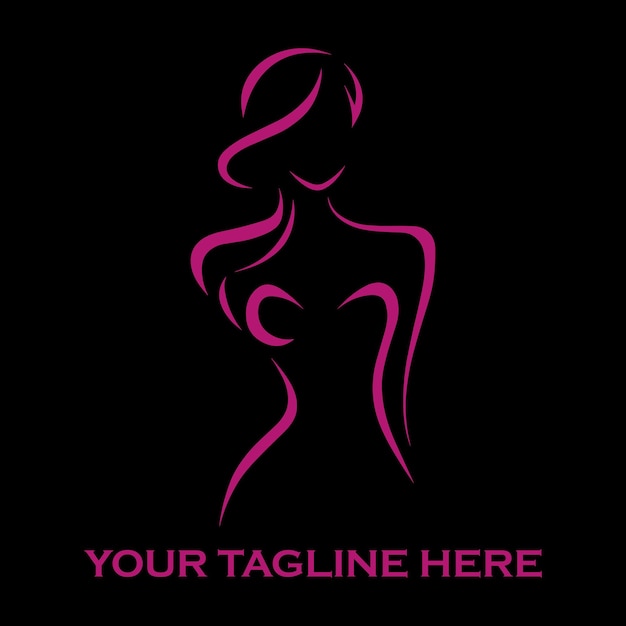 El mejor icono de spa de belleza en fondo negro