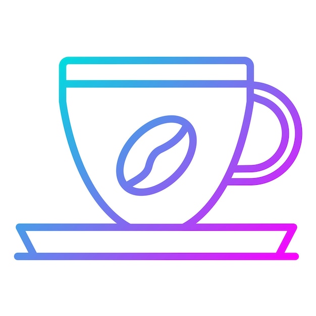 El mejor icono vectorial de café Se puede usar para el conjunto de iconos de la cafetería