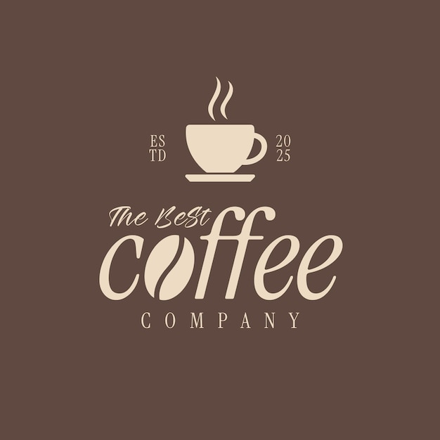 El mejor logotipo de la compañía de café