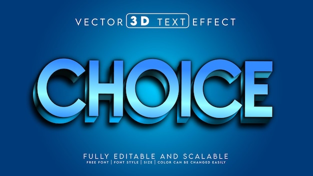 Mejor y más moderno efecto de texto 3D editable de calidad premium