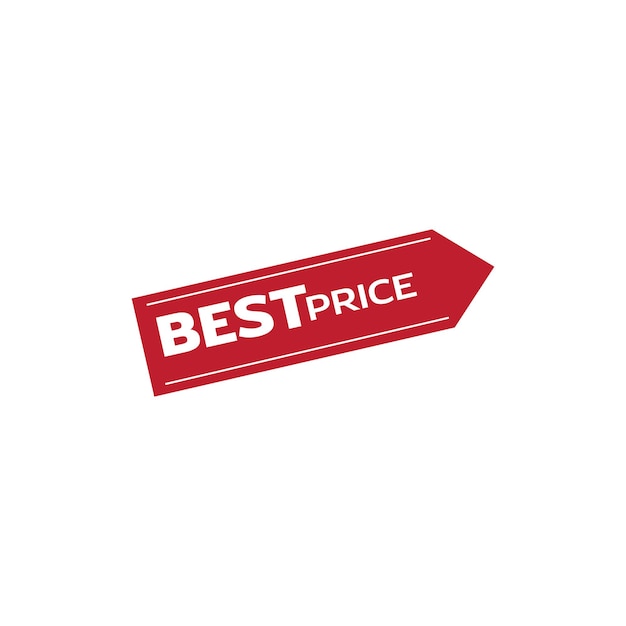 Mejor precio diseño de icono vcetor color rojo