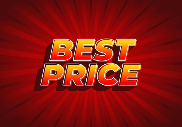 Mejor precio Efecto de texto en aspecto 3D con color llamativo