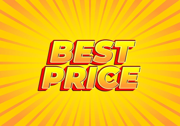 Mejor precio Efecto de texto en aspecto 3D con color llamativo