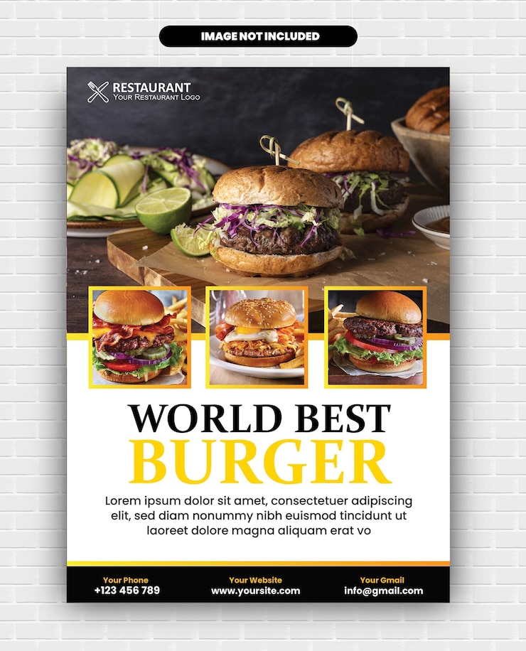 Vector el mejor restaurante de hamburguesas del mundo