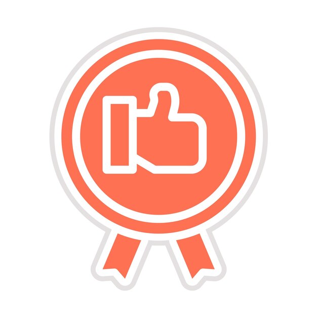 Mejor trabajo Vector Icon Design Ilustración