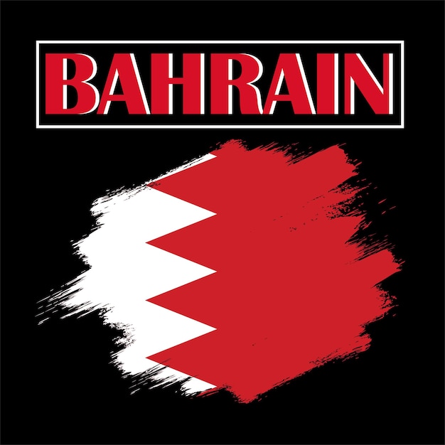 mejor vector de diseño de camiseta feliz día nacional de bahrein