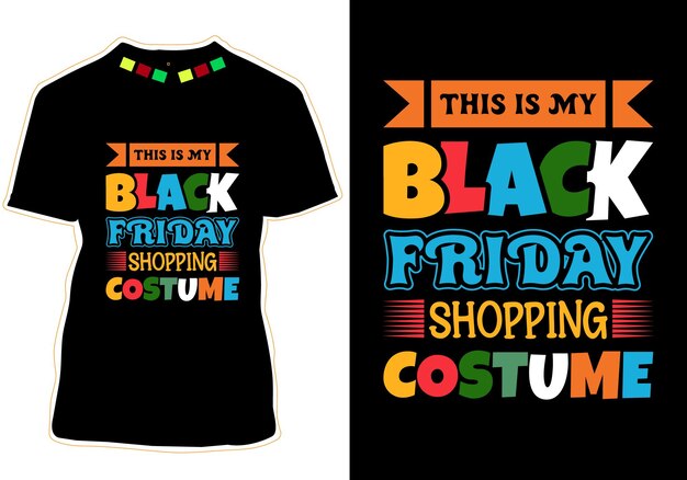 Mejor vector de diseño de camiseta de viernes negro