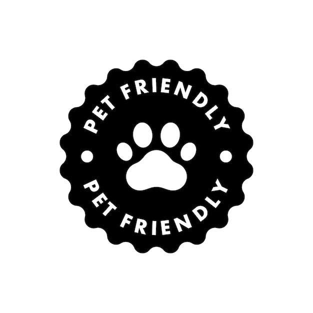 Mejor vector de iconos amigables con mascotas para el elemento de diseño del embalaje del producto Vector aislado en estilo plano