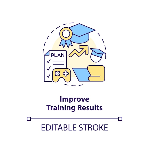 Mejorar el icono del concepto de resultados de entrenamiento