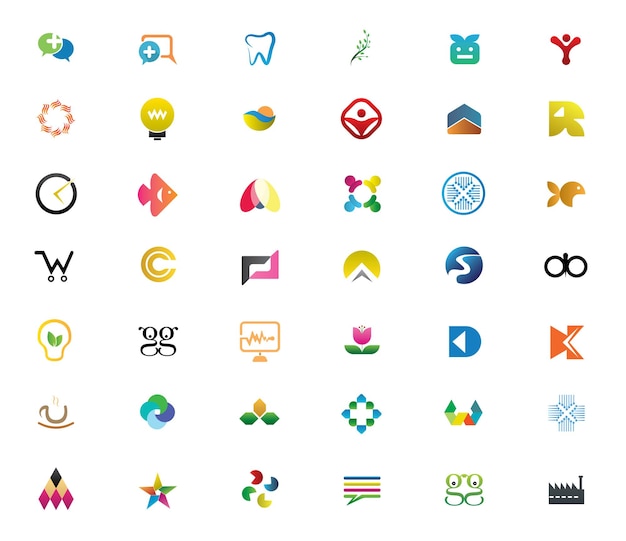 Las mejores colecciones de conjuntos de logotipos