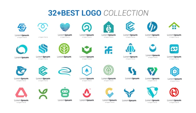 Las mejores colecciones de logotipos modernos símbolo de logotipo