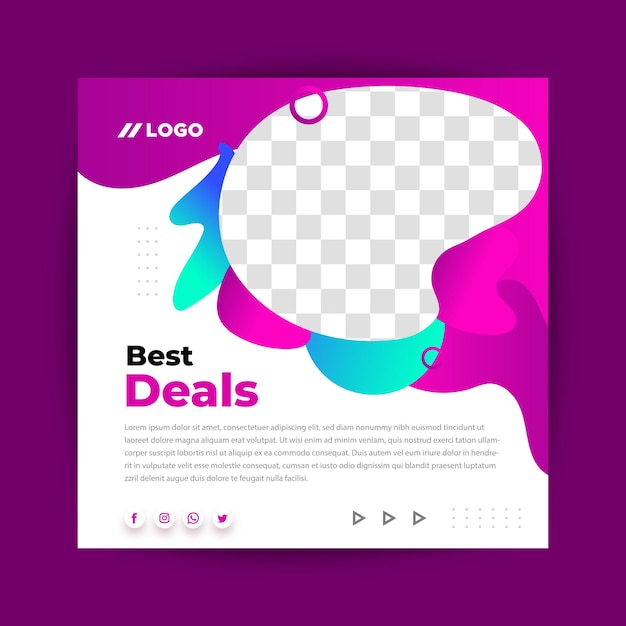 Mejores ofertas Mejor venta de publicaciones de Instagram y plantillas de redes sociales
