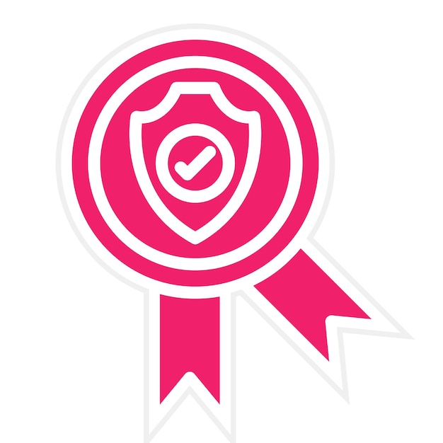 Mejores prácticas de seguridad de diseño vectorial Estilo de icono