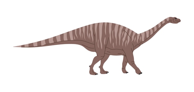 Vector melanorosaurus dinosaurio sauropodomorfo basal