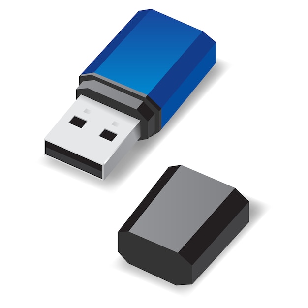 Vector memoria usb.