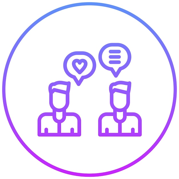 Memorias compartidas Ilustración del icono vectorial del conjunto de iconos de Amistad
