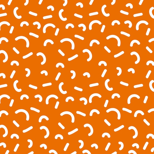 Memphis textura naranja