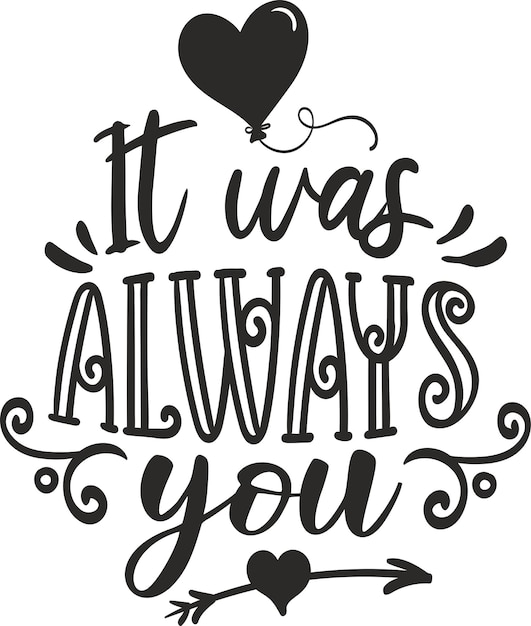 mensaje de amor pegatina ilustración decorativa