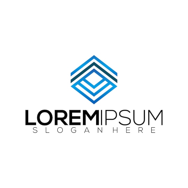 mensaje moderno y logotipo de nube Diseño Vector Stock