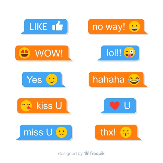 Mensajes con reacciones emojis