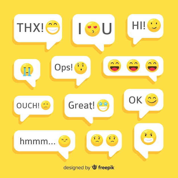 Mensajes con reacciones emojis