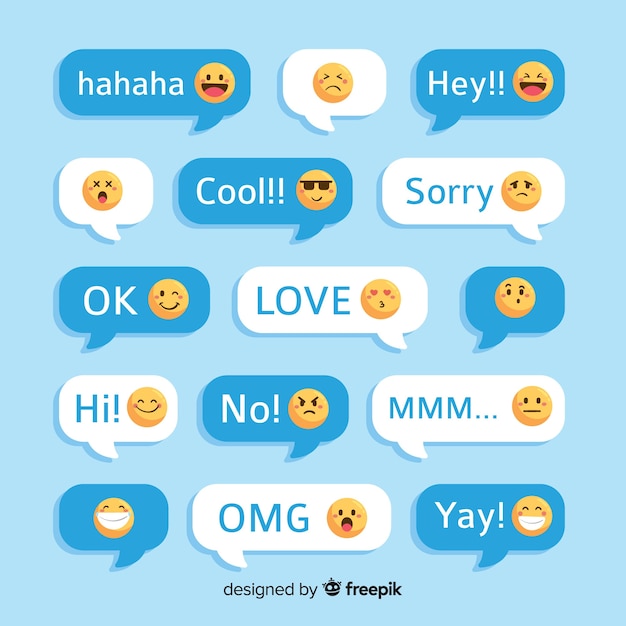 Mensajes con reacciones emojis