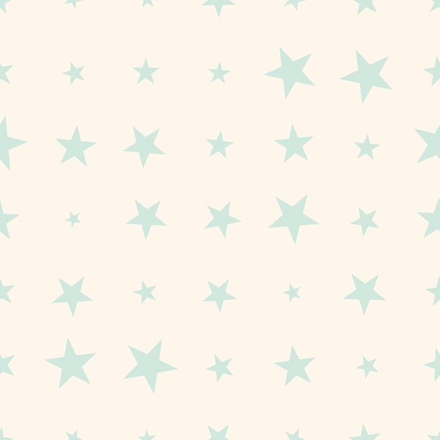 Menta pastel y semitono blanco estrella sin costuras fondo abstracto. Patrón geométrico infinito.