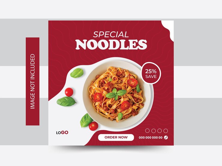 Menú de comida de un restaurante moderno