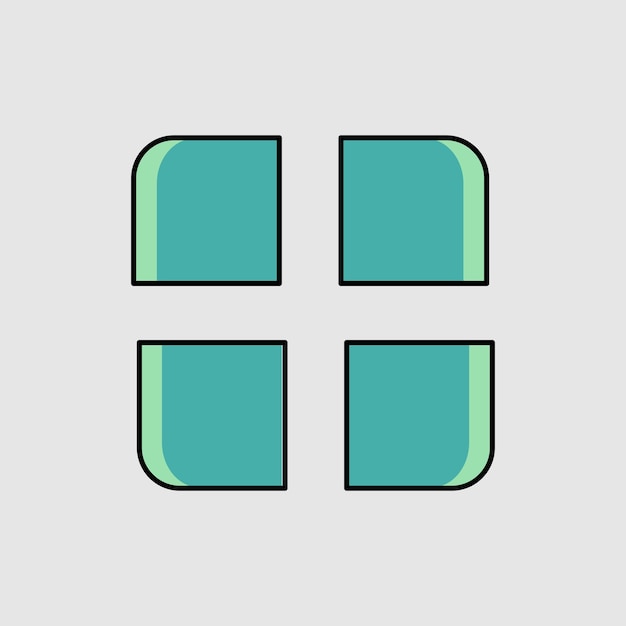 Menu icon icon related to UI elements suitable for graphic design web site app user interfaces printable etc flat icon style simple vector design editable
