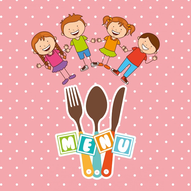 menú infantil