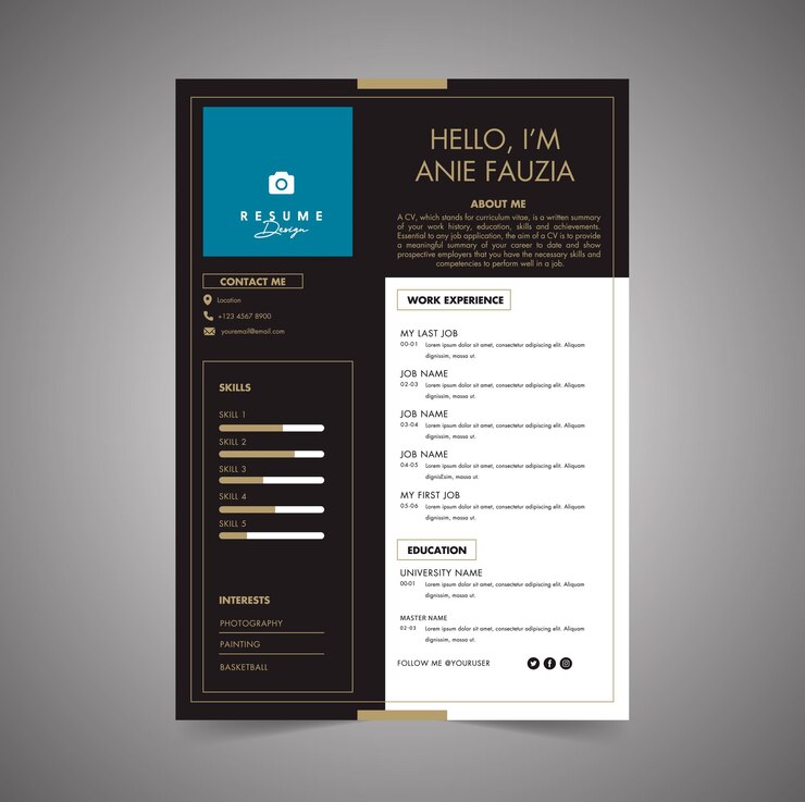 Vector un menú para un restaurante japonés llamado hello im a