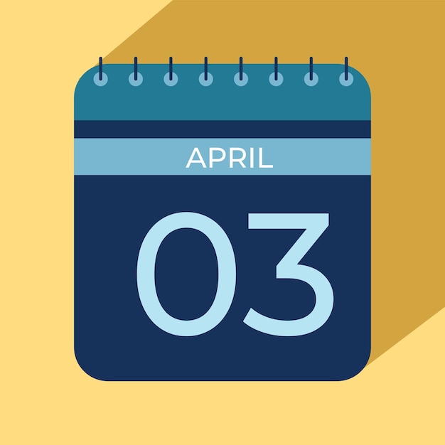 Mes de abril Calendarios de nuevo estilo 2025