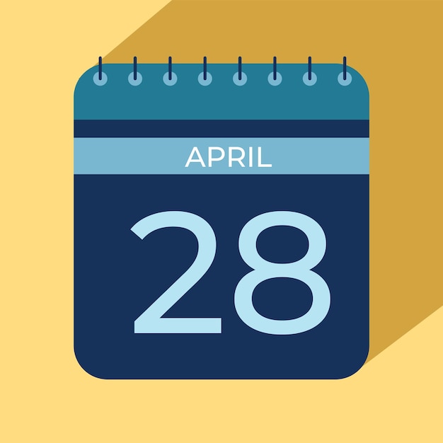Mes de abril Calendarios de nuevo estilo 2025